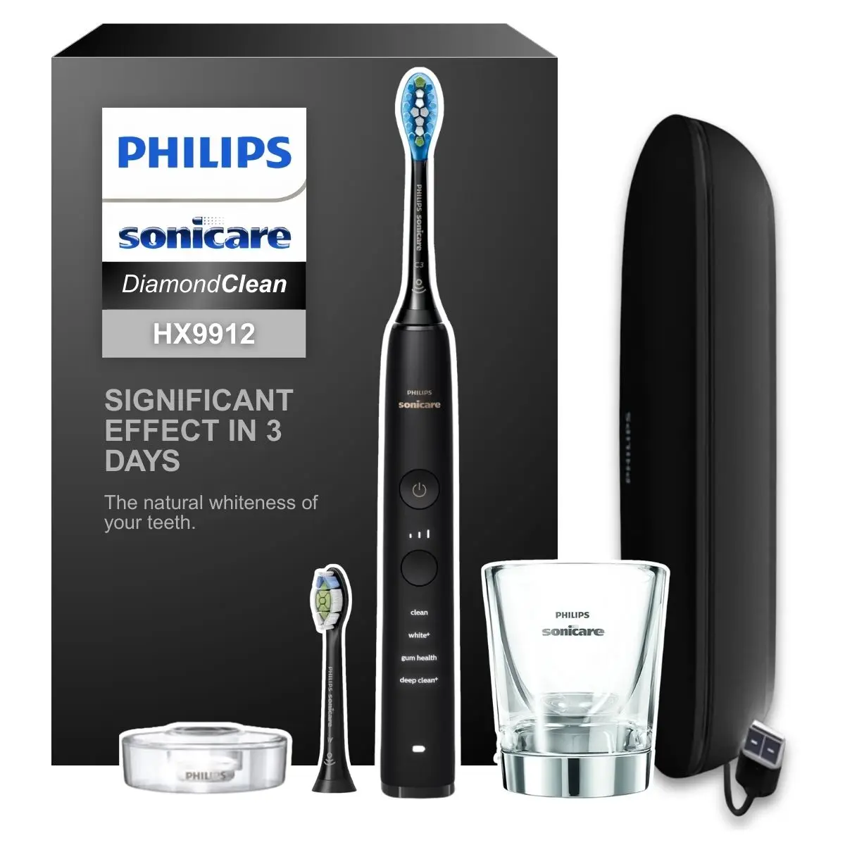 Philips Electric toothbrush Sonicare DiamondClean 9000 HX9912, Bluetooth enabled 1