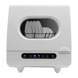 1200W Countertop Dishwasher Automatic Dish Washing Machine with 5 Washing Programs Display Portable WaterLifting Drainage with 1